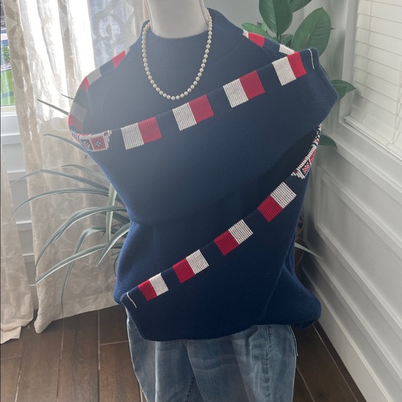 Vintage Jersild preppy knit sweater with coat of arms sleeve details - Picture 15 of 15